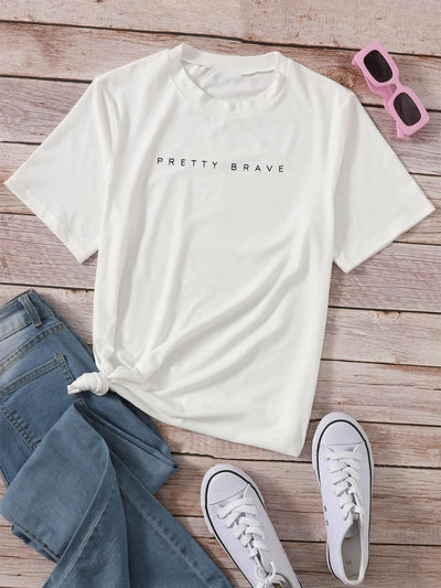 Camiseta Feminina Pretty Brave