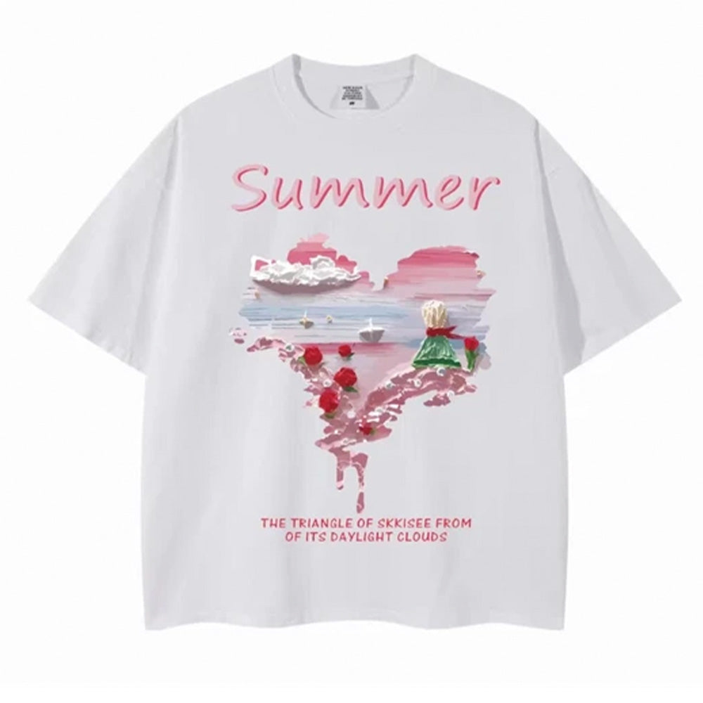 Camiseta Infantil Summer Heart Pequeno Princípe