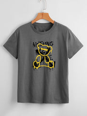 Camiseta Feminina Urso Nothing 2 See