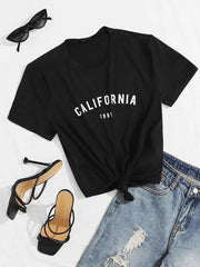 Camiseta Feminina California 1991 Tumblr Aesthetic