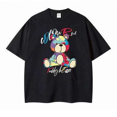 Camiseta Infantil Colorful Teddy Bear