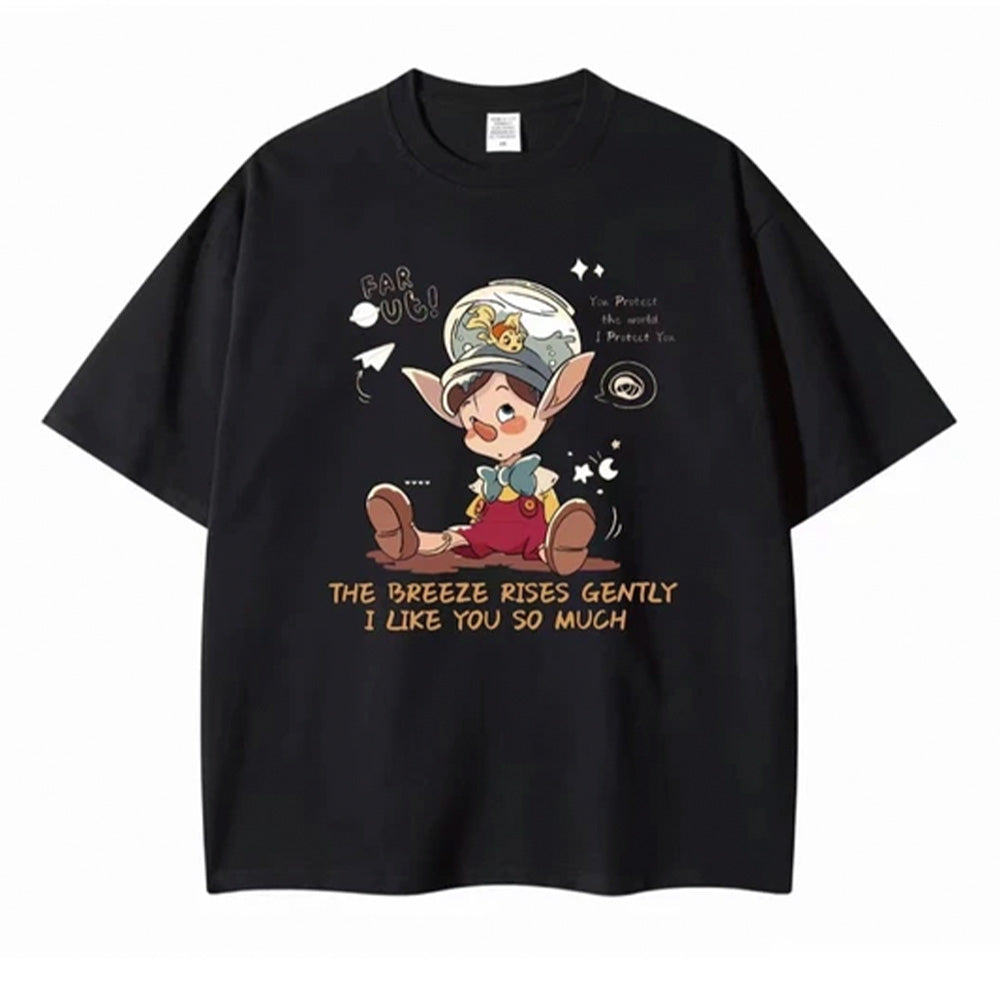 Camiseta Infantil Pinóquio Fofo