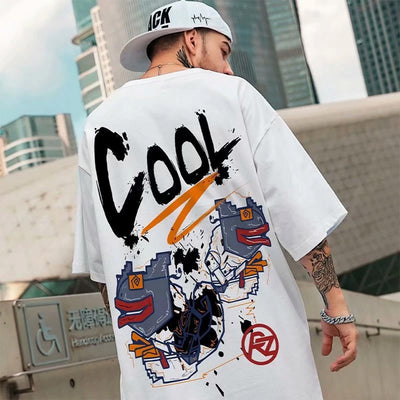 Camiseta básica com estampa graffitti cool