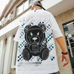 Camiseta Básica Meteor Bear Astronaut