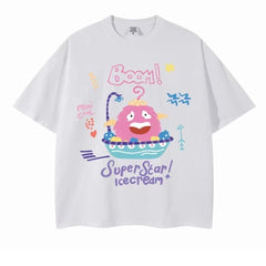 Camiseta Infantil Monstro na Banheira