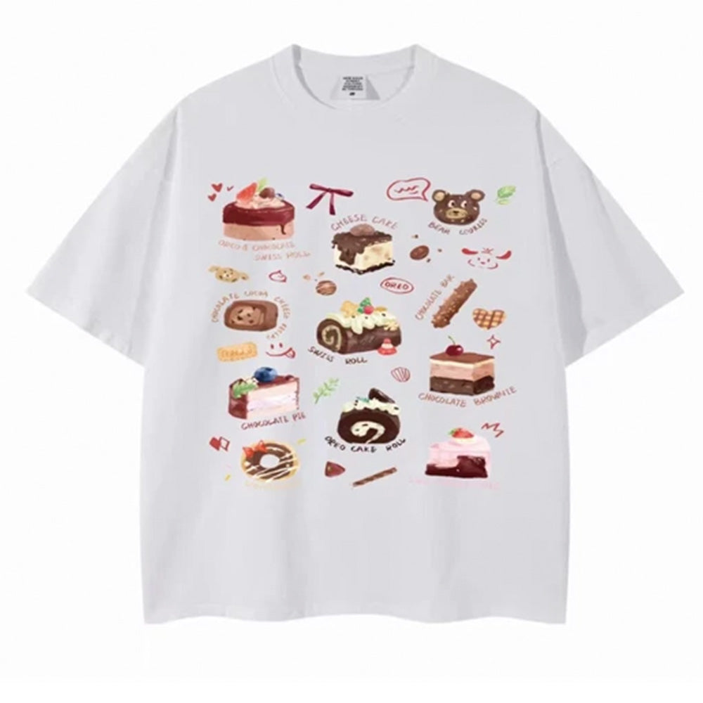 Camiseta infantil Com Estampa Doces De Chocolate