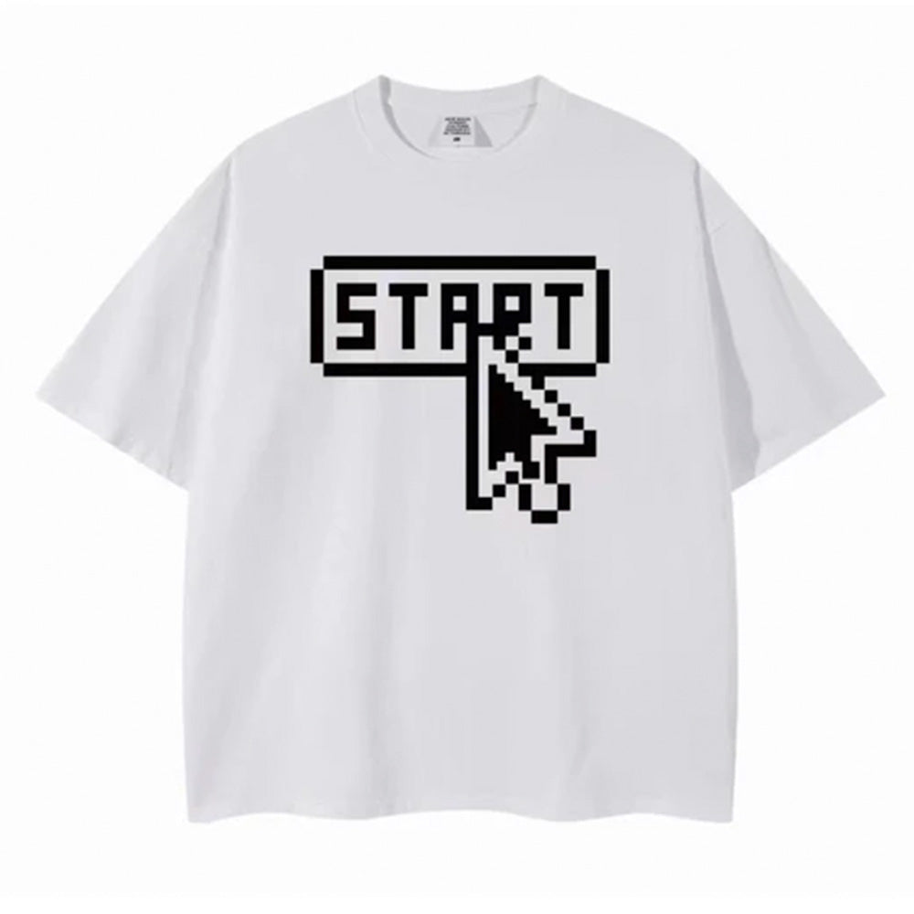 Camiseta Infantil Com Estampa Start Video Game