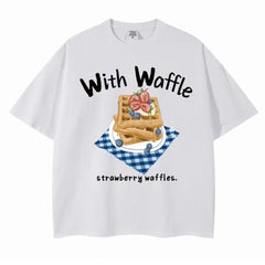 Camiseta Infantil Strawberry Waffle