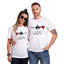 Camiseta Casal Com Estampa Coração Flecha