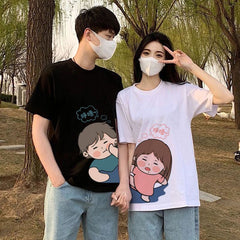 Camisetas Casal Cute Couple Fofo