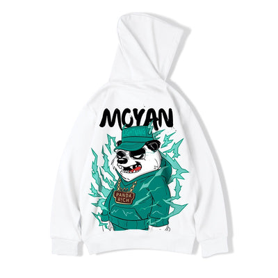 Moletom Com Capuz Estampa Panda Street Fashion