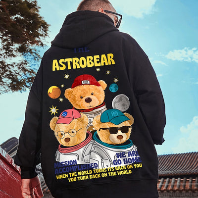 Moletom Canguru Com Estampa Ursinhos Astronauta